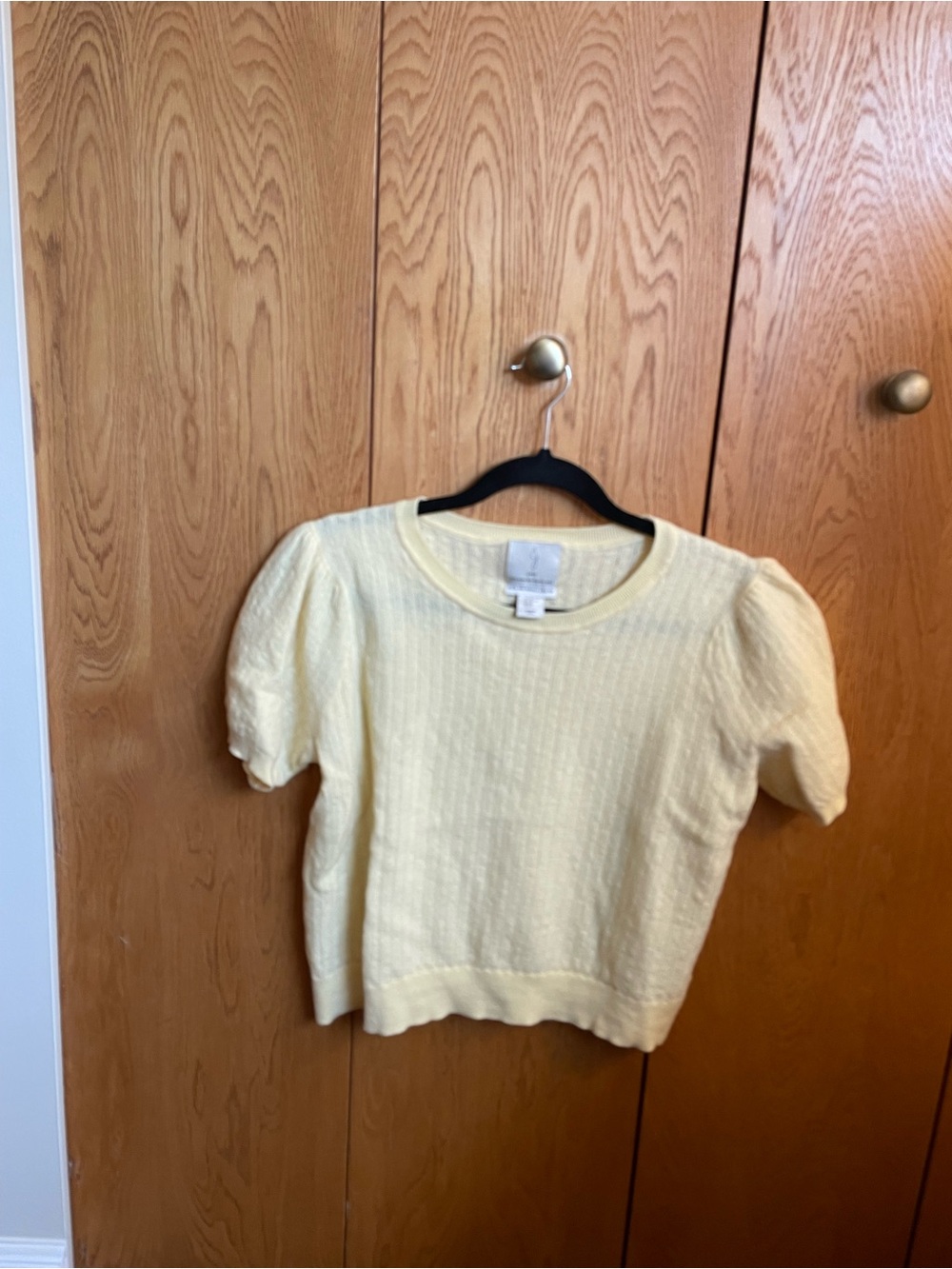 JOIE Puff Sleeve Merino Knit Top